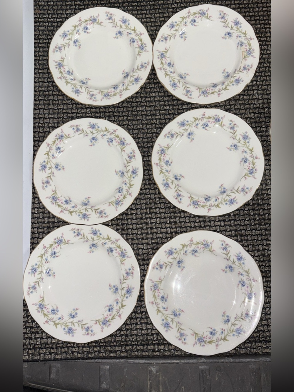 Dutchess Bone China, 11 pieces, small plates